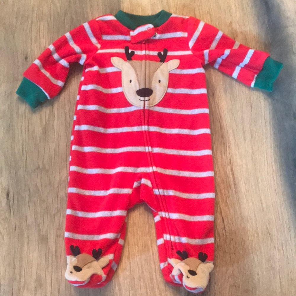 Just One You by Carter’s 3 mo. reindeer fleece onesie